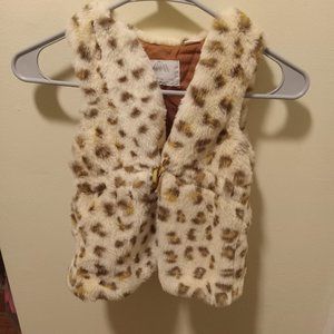 Zara cheetah vest 4yr to 5 yrs